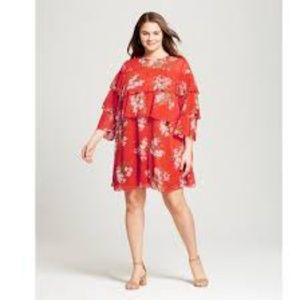 Who what wear red floral dress